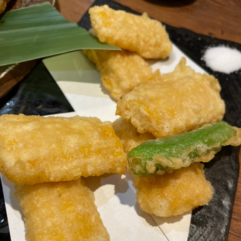 とうもろこし天ぷら(酒席まつした)