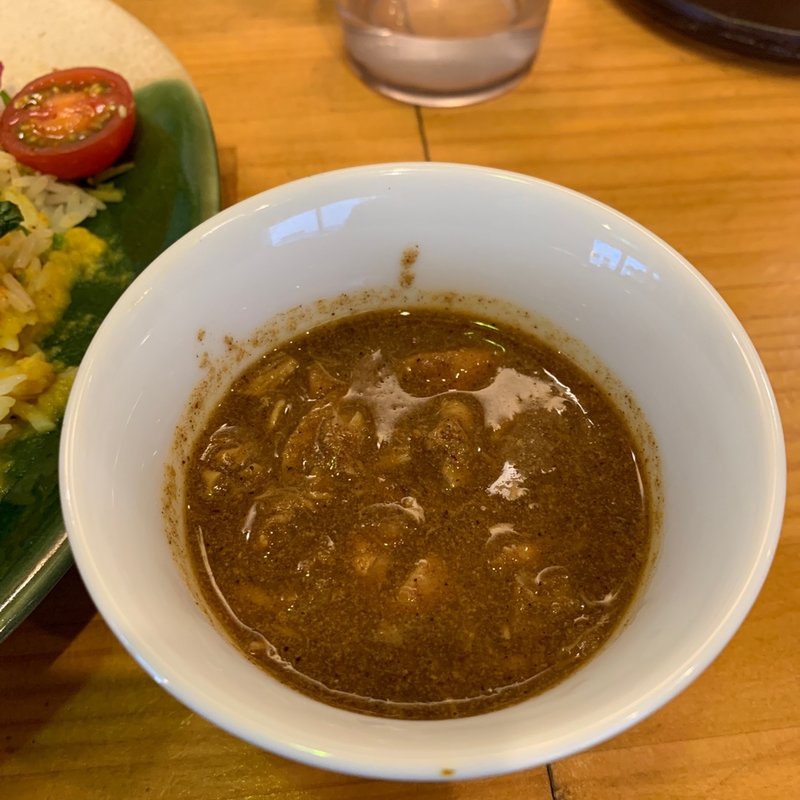 ブラックチキンカレー【サービスしてくれた】(スパイスカレー食堂)