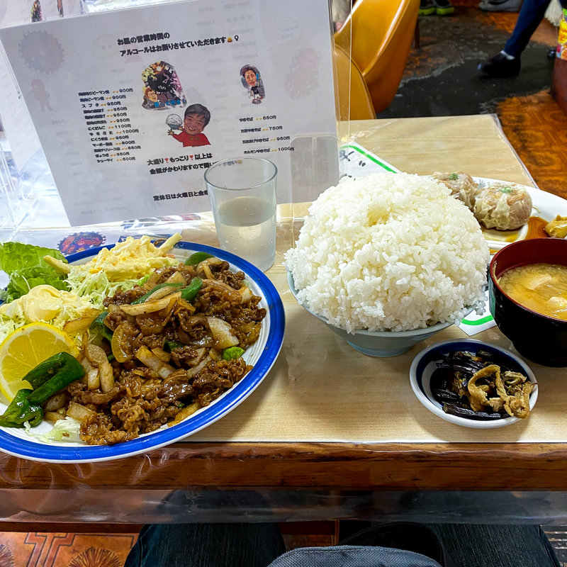 焼肉定食(文福飯店)