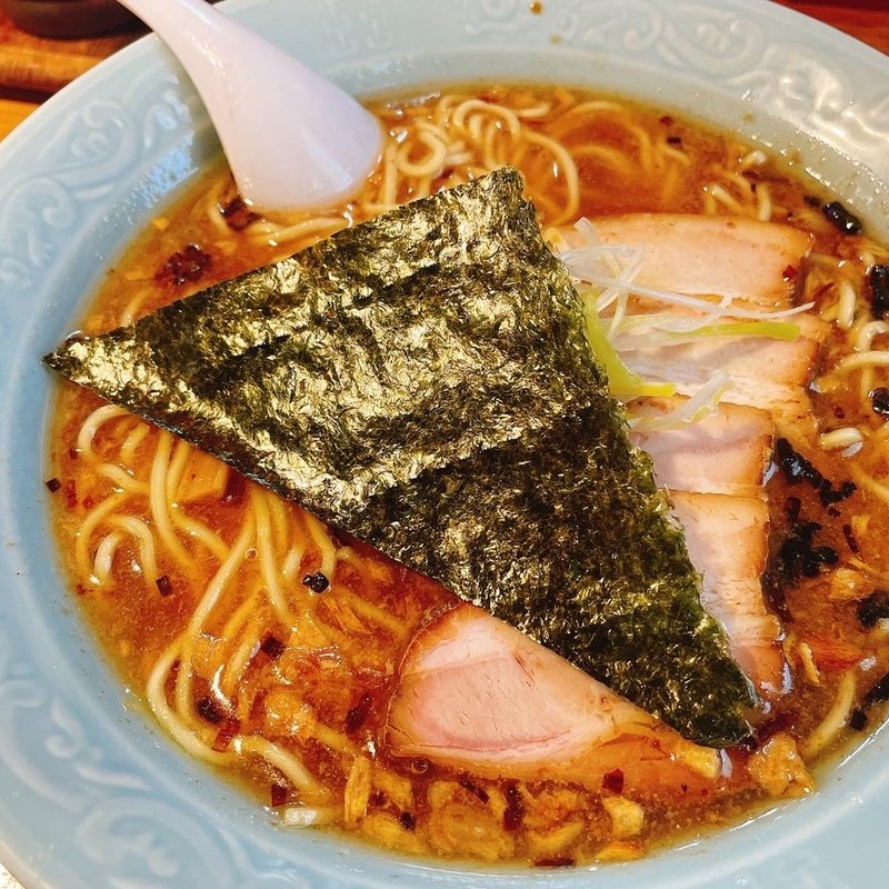 チャーシュー麺動物系(中華そば おかめ )