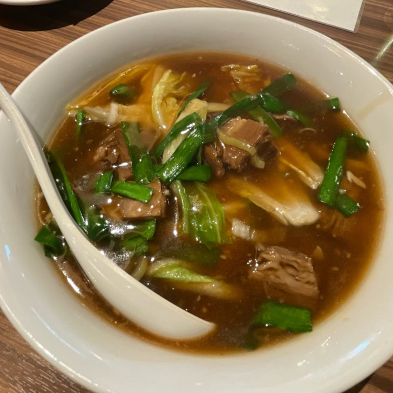 牛バラあんかけそば(東京餃子軒)