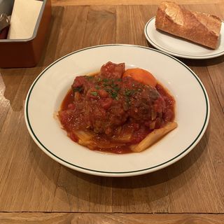 ポルペッタと冬野菜のトマト煮込み(ビストロフェーヴ （bistro feve）)