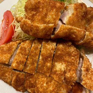 ロースカツ定食　串カツ(とんき 目黒店 )