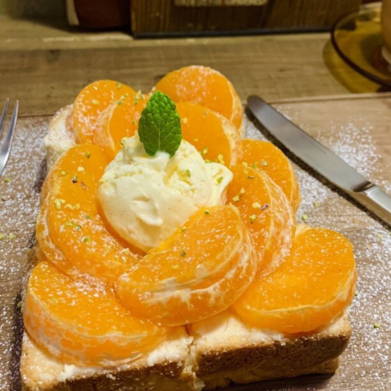 気まぐれトースト　せとか(オソラカフェ)