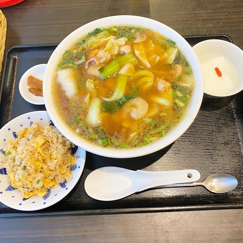 五目麺＋半チャーハンセット(大上海)