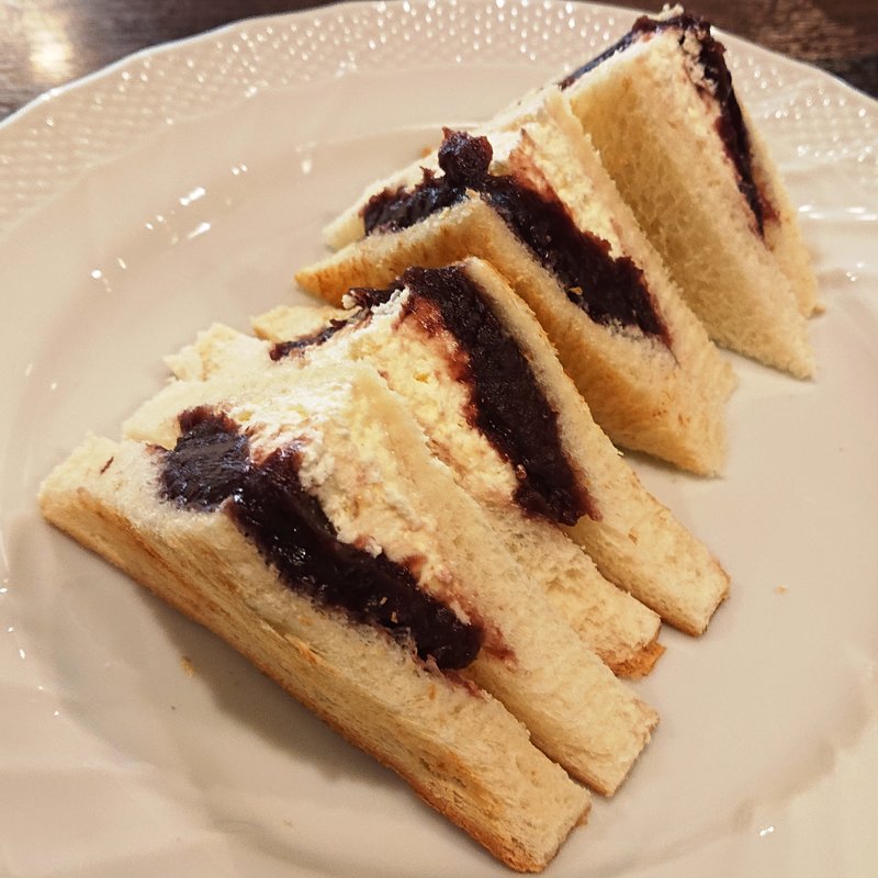 小倉ホイップバターサンド(星乃珈琲店 名古屋ユニモール店)