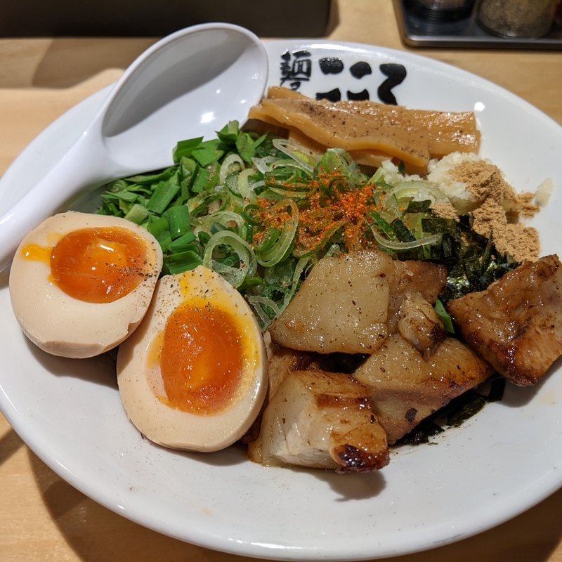 黒まぜそば(麺屋こころ 上野店)