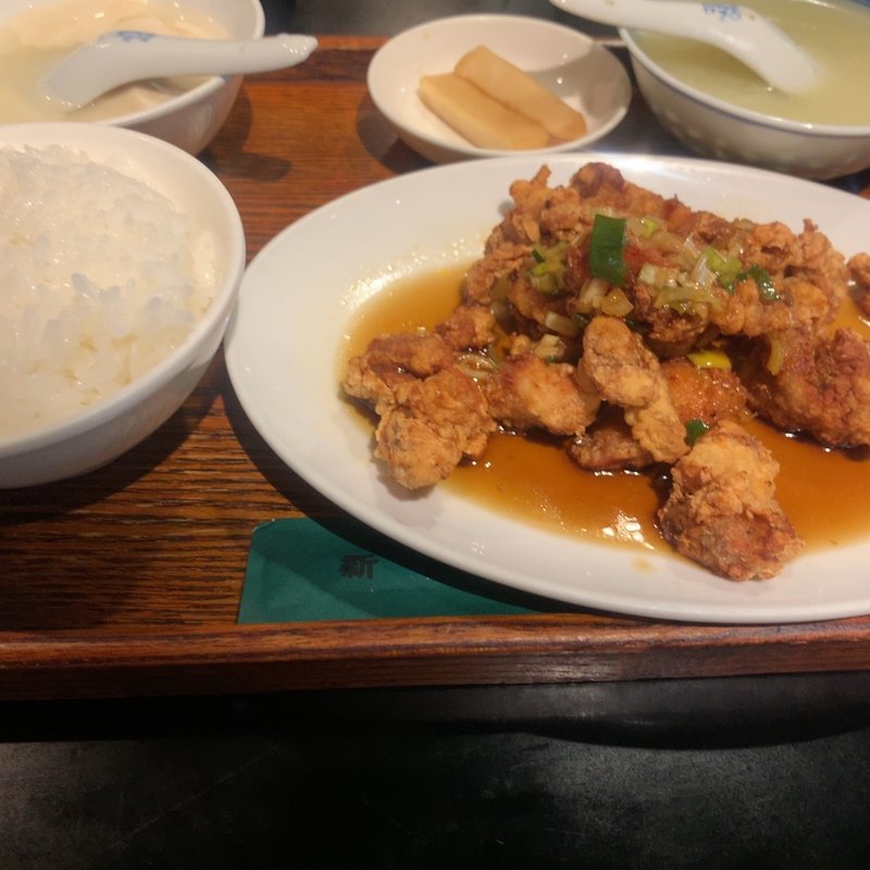 油淋鶏定食(新亜飯店千駄ケ谷店)