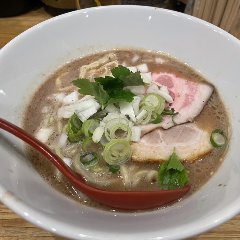 鳥豚骨ラーメン(中も津屋 北浜店)
