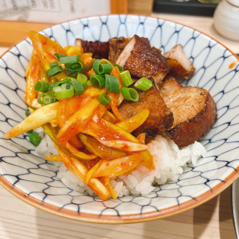 辛ネギチャーシュー丼(ラーメン専科 竹末食堂)