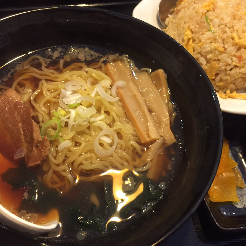 尾道ラーメン 炒飯セット(台湾料理 喜楽苑 )