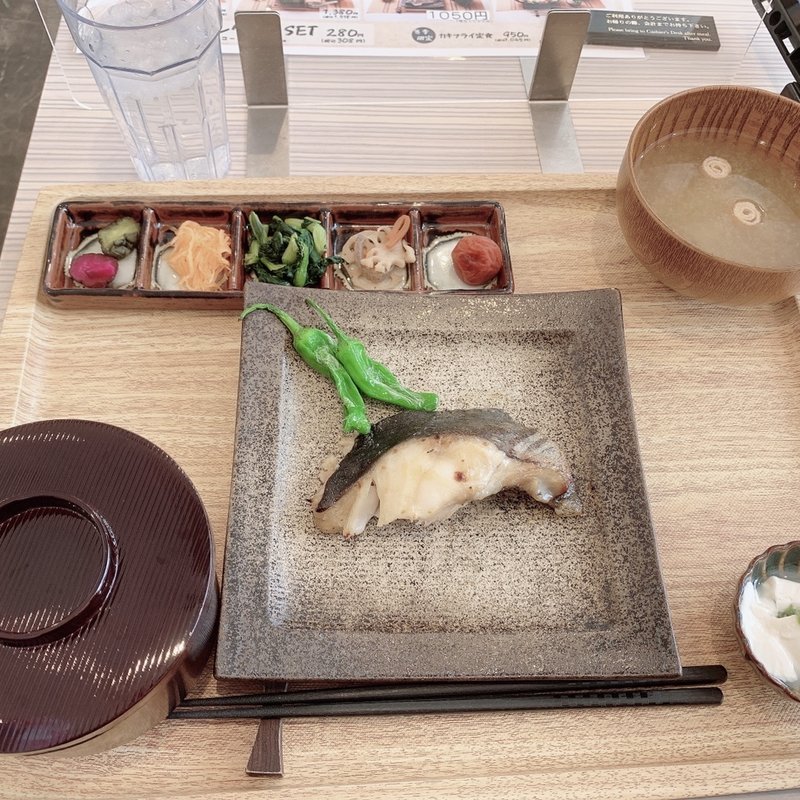 一汁六采 銀ダラ定食(かまど飯ふらり庵)