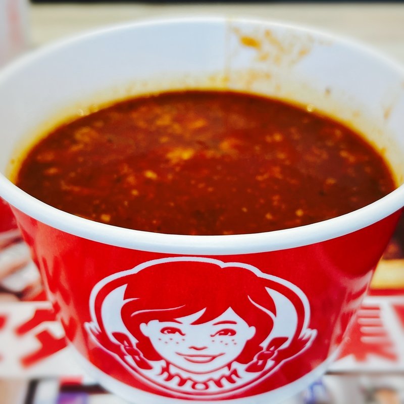 ウェンディーズチリMセット(ウェンディーズ・ファーストキッチン 梅田芝田町店)