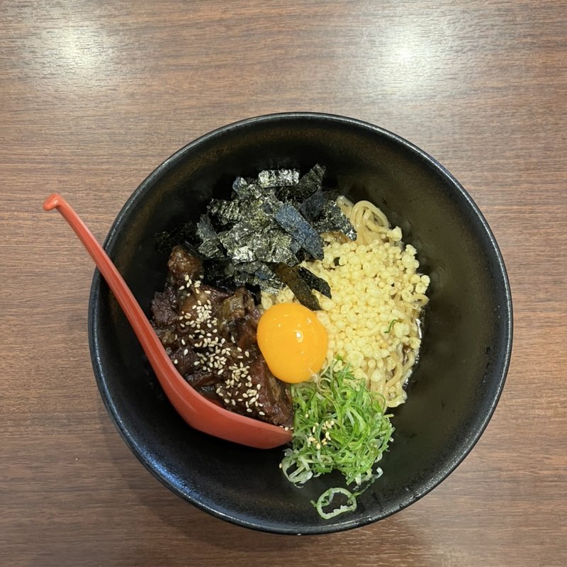 ぼっかけまぜそば(神戸灘八 本店)