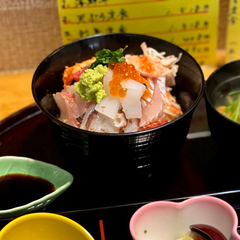 海鮮丼定食(みらく)