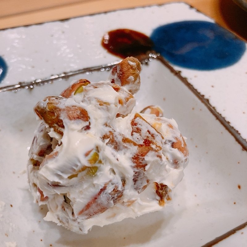 干柿とピスタチオのマスカルポーネ(横川橋 康次郎 )