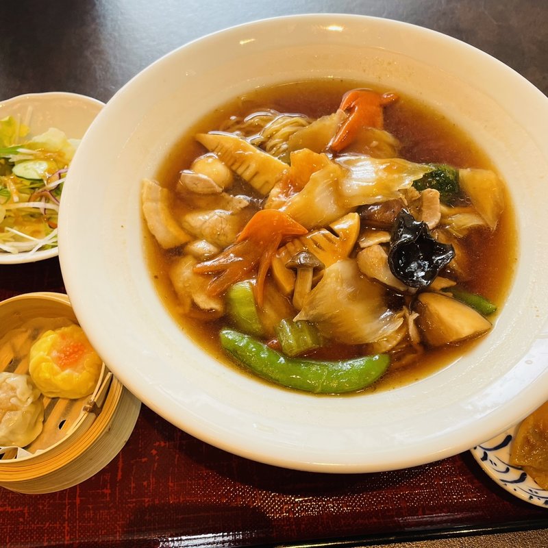 あんかけ五目そば(中国料理 盤古殿 新横浜プリンスホテル店)