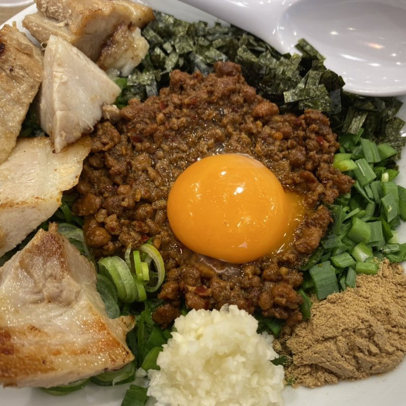 肉入り台湾まぜそば(麺屋 心 池袋店 （メンヤ ココロ）)