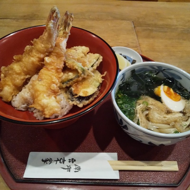 大えび天丼セット(京家 （きょうや）)