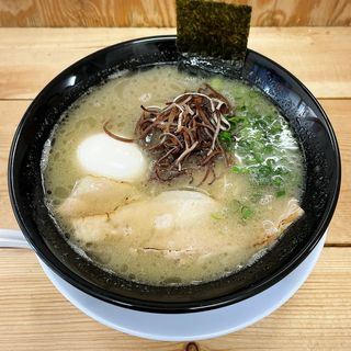 らーめん唐揚げセット(博多とんこつラーメン はじめ 中目黒本店)