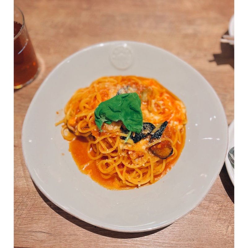 なすとモッツァレラのトマトソース(Italian Kitchen VANSAN イオンモール上尾店)