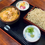 せいろそば&ミニ親子丼(京味菜 わたつね )