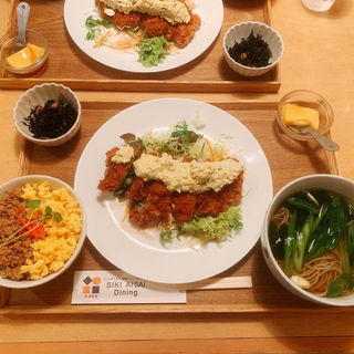 鶏の南蛮タルタル御膳(四季愛菜ダイニング)