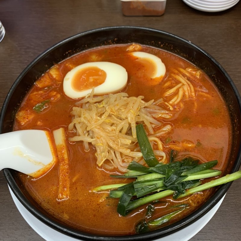 旨辛麺【限定メニュー】　(来来亭 十三店)