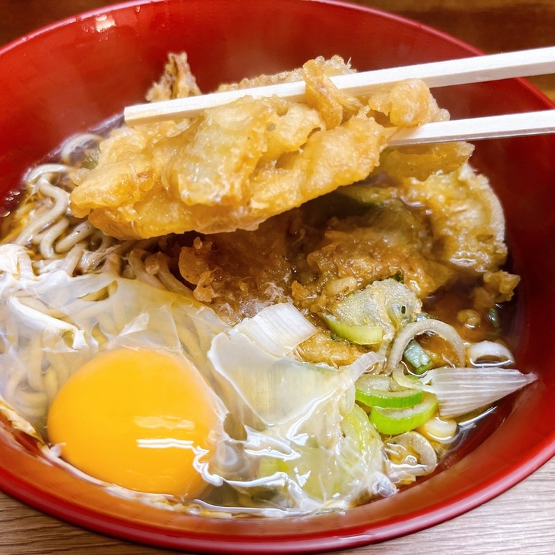 かきあげ(トッピング)(六文そば 金杉橋店)