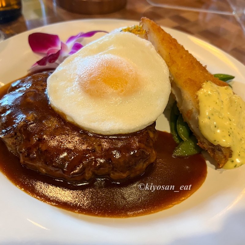 ロコモコセット(ポリネシアンテラスレストラン)