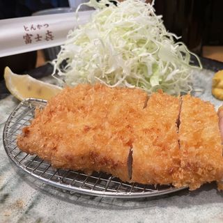 厚切りロースカツ定食(富士㐂 道玄坂店)