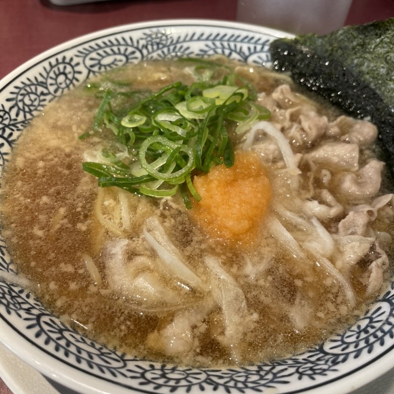 肉そば(丸源ラーメン 大宮バイパス宮原店)