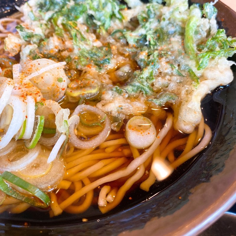 春菊天そば(東西そば)