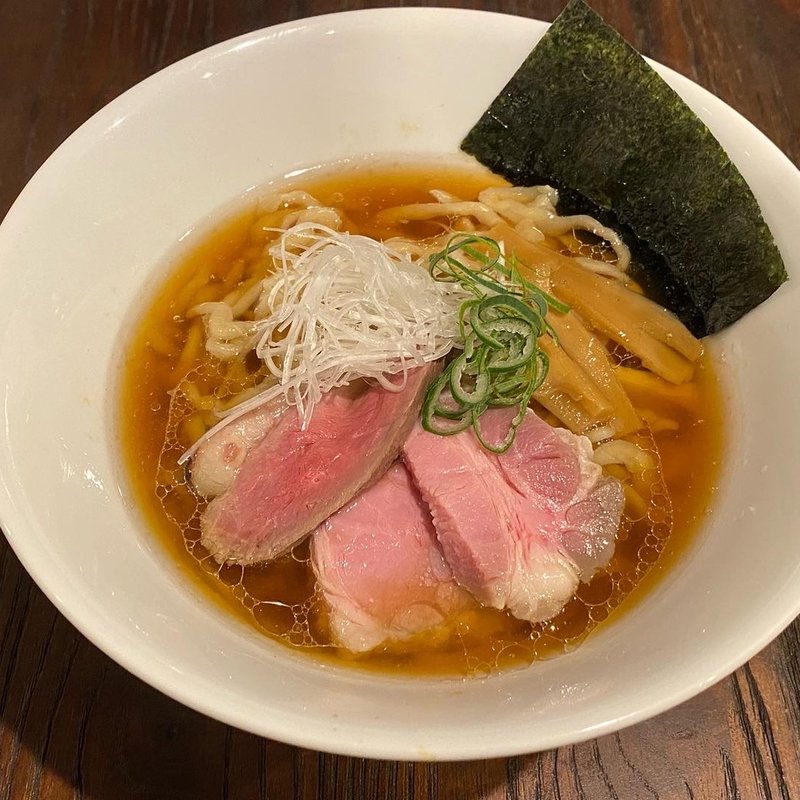 鴨醤油らぁ麺(雲のきれま)