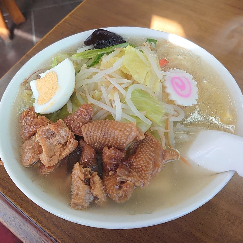 タンメン+トリ皮(盛昭軒 )