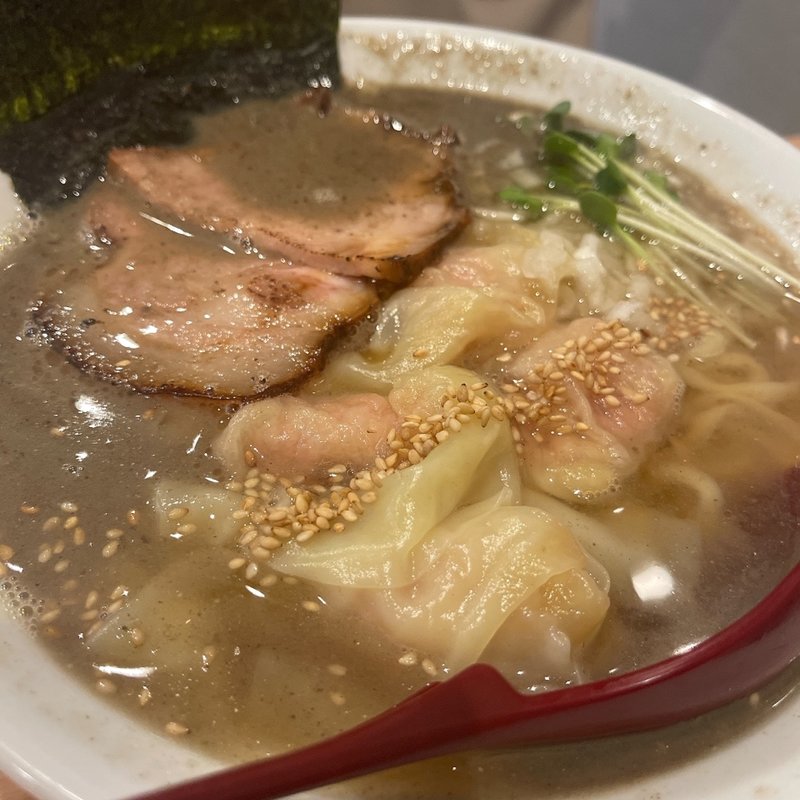 ワンタン麺　煮干し(中華そば JUN-CHAN)