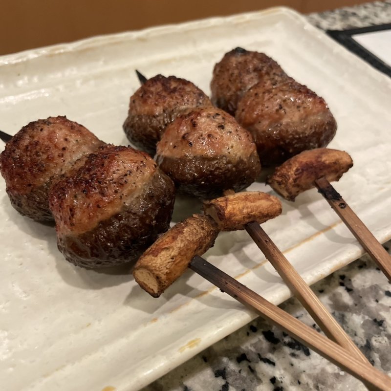 椎茸肉詰め(鳥焼 なか村 )