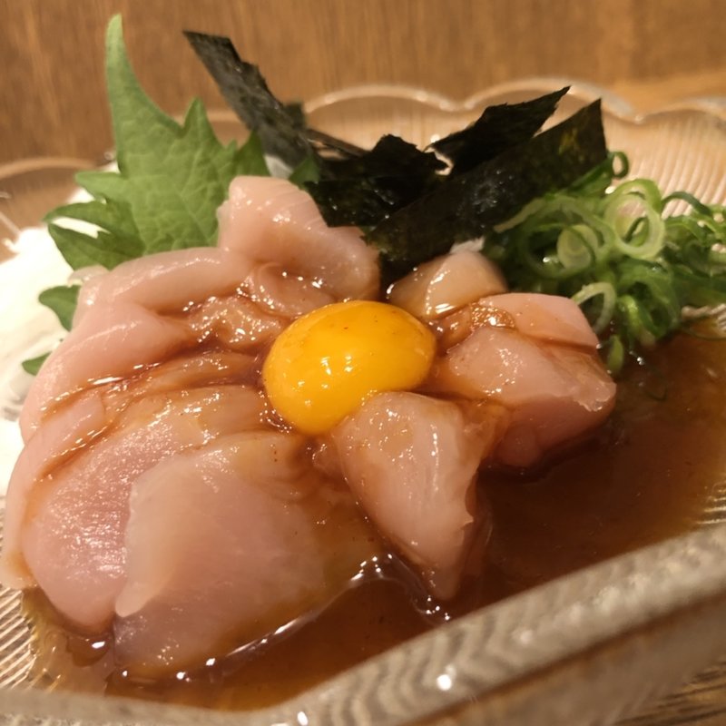 鶏ゆっけ(鶏焼きと旬のお料理　鼓)