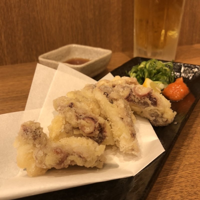 たこ唐揚(鶏焼きと旬のお料理　鼓)