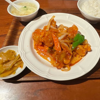 酢豚定食(東京餃子軒)