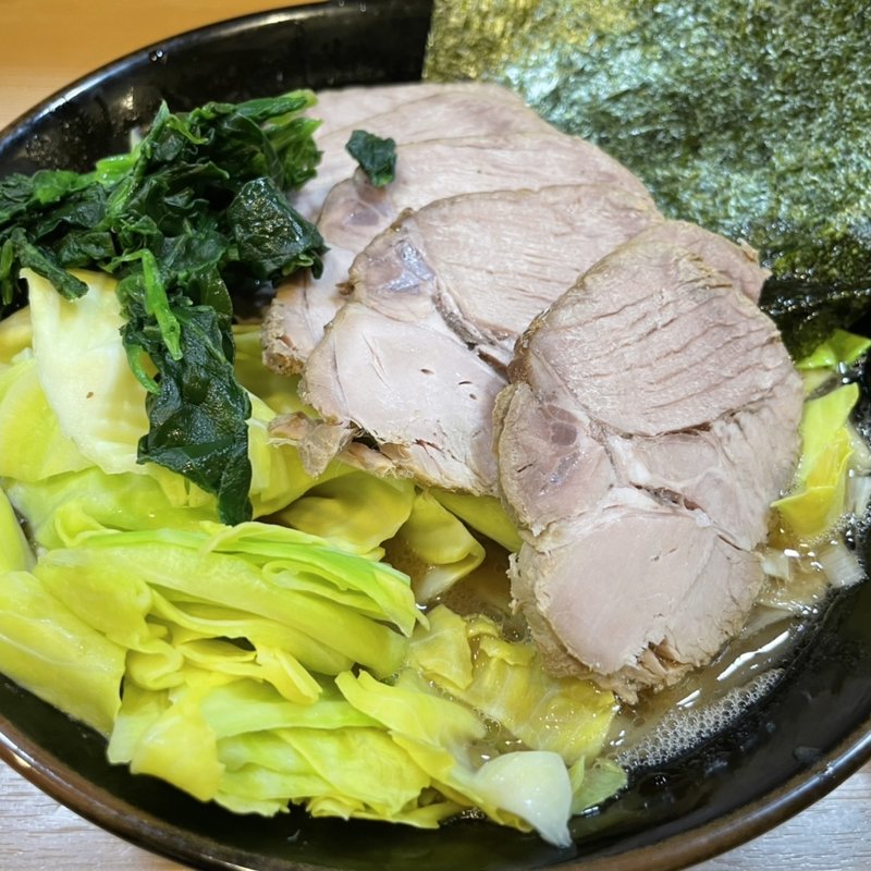 チャーシューメン＋キャベツ(武道家 賢斗 （ブドウカ ケント）)