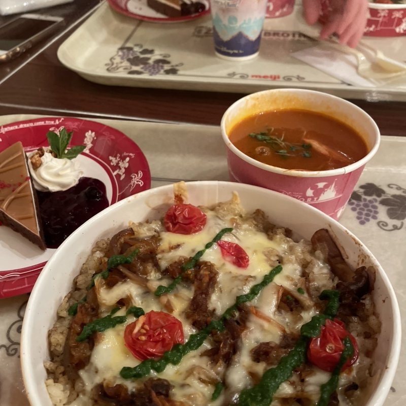 ザンビーニオスセット　ビーフドリアとトマトスープ(ディズニーシー ザンビーニ・ブラザーズリストランテ)