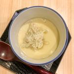 毛ガニ茶碗蒸し(鮨まつ本)