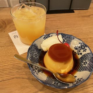 自家製プリン(一角 HIBIYA CENTRAL MARKET)