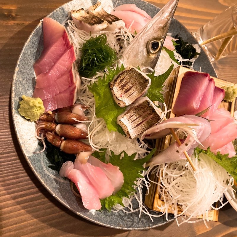 刺身盛り合わせ(酒菜海鮮　いち炉)