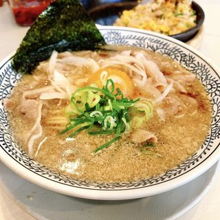 肉そば(+鉄板玉子チャーハンセット)(丸源ラーメン 土浦店 )