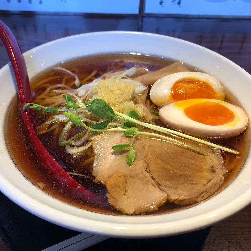 煮玉子生姜中華そば(中華そば　さかうち)