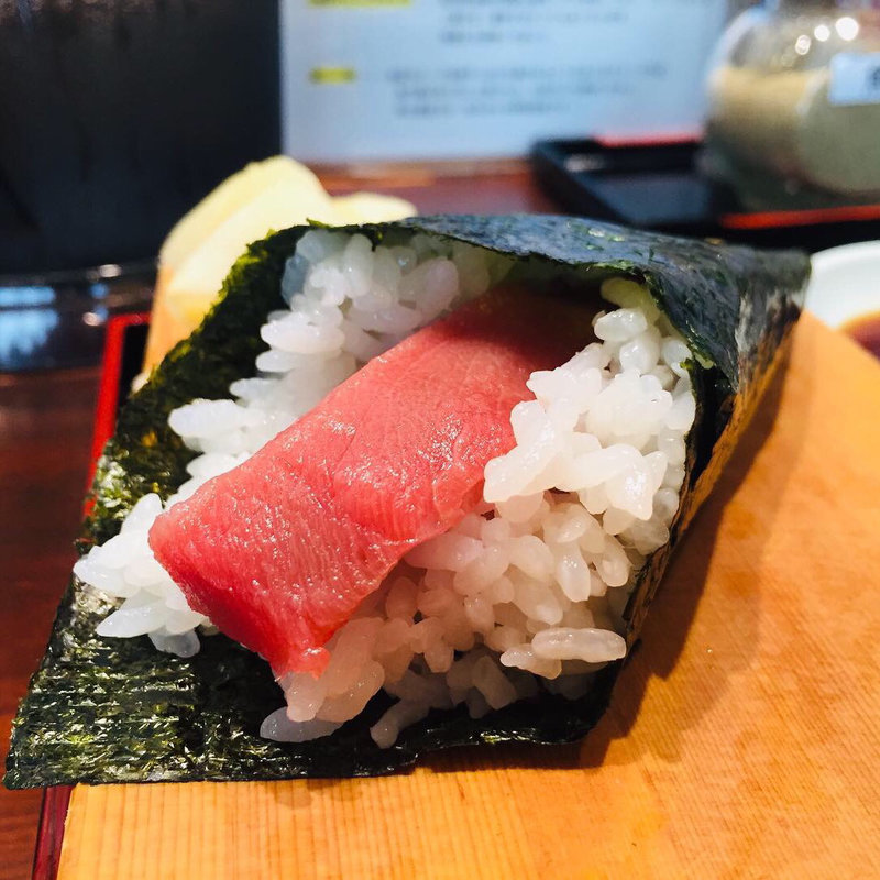 鉄火巻(魚介淡麗スープ 一代目 麺や えいすけ)