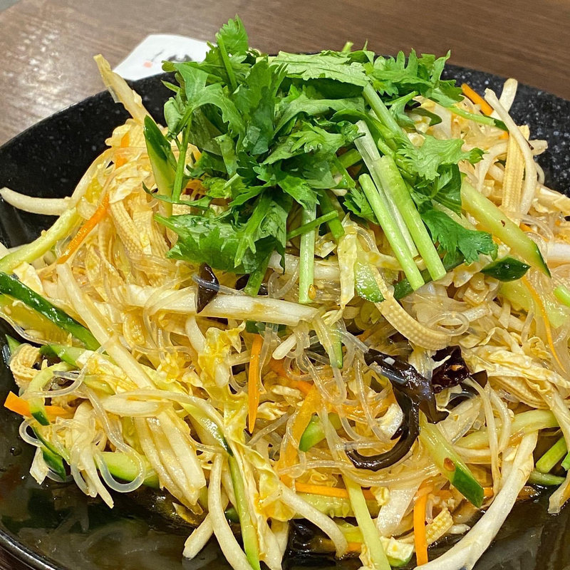 干し豆腐と野菜の東北風冷菜(東北人家)