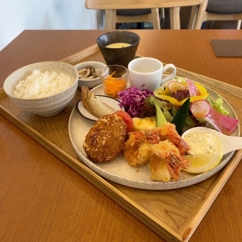 KITEYAランチ(エビフライ・紅ズワイカニコロ)(KITEYA)